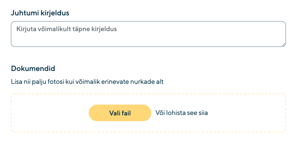 Juhtumi kirjeldus